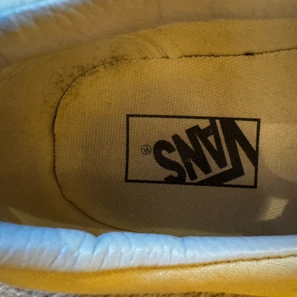 Vans Classic Slip-On Checkerboard Off White Men's 9.5M - Picture 5 of 6